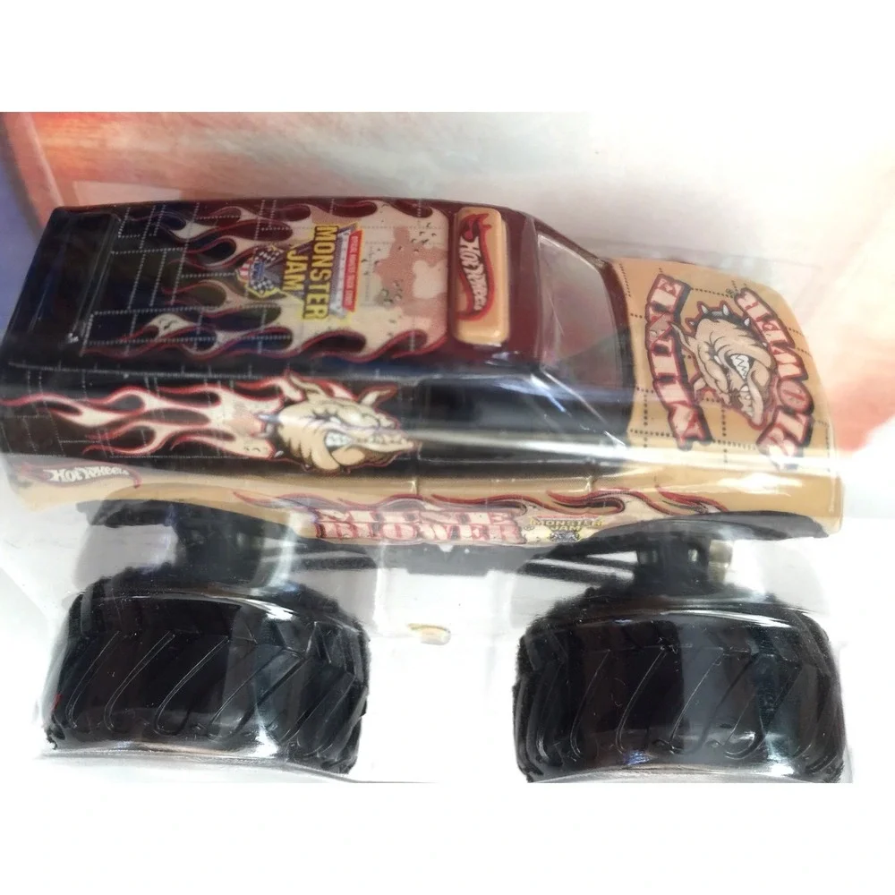 Hot Wheels‎ Monster Jam Monster Truck Mine Blower Brown Diecast 1/64 Scale 2003